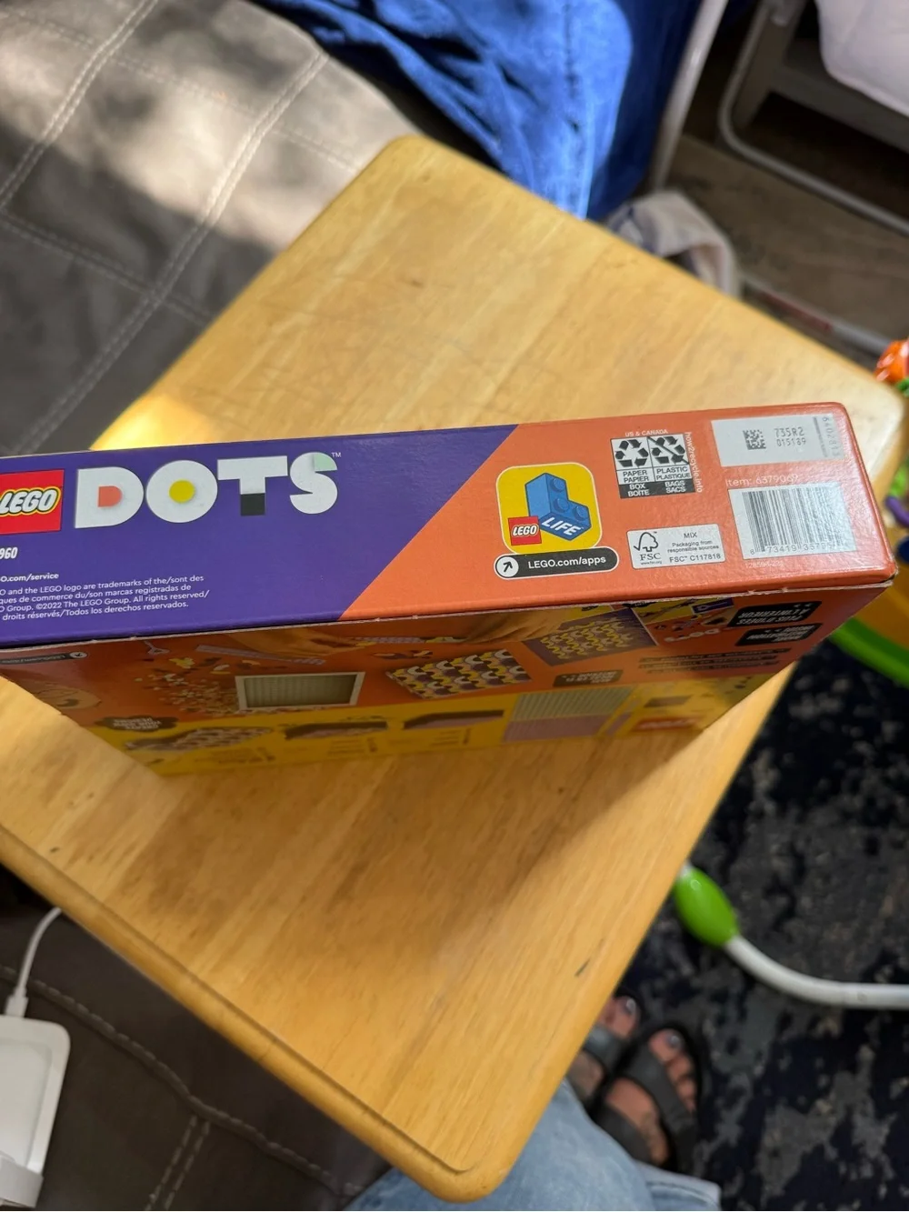 LEGO DOTS Big Box Arts & Crafts Set – Purple and Yellow